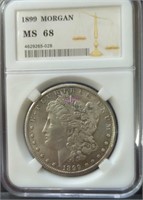Slabbed 1899 0 Morgan dollar token
