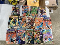 Lot Of 14 Superman Comics
