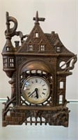 Vintage Cast Ornamental Clock Regent Mfg Chicago