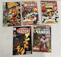 Lot Of 5 Marvel Horror Comics