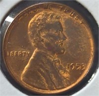 Uncirculated 1953 Lincoln wheat penny