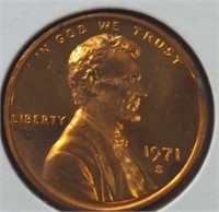 Proof 1971 S. Lincoln penny