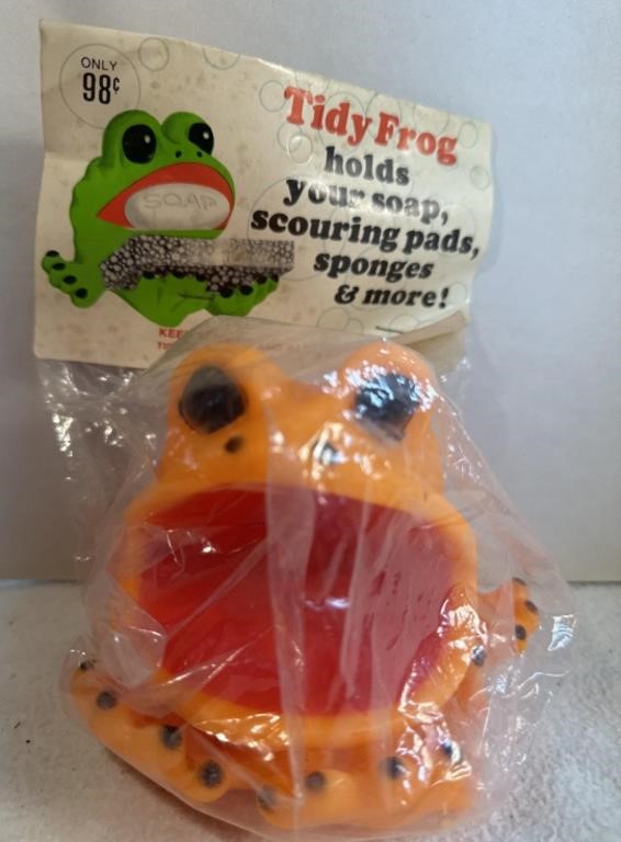Vintage Tidy Frog Soap Holder Brand New