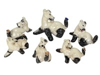 Italian Pottery Terrier Dog Figurines