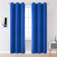 $81 French Blue Blackout Curtain Panels