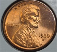 Uncirculated 1980 d. Lincoln penny