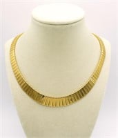 Napier Brand Gold Tone Collar Necklace