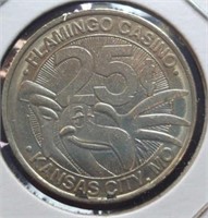 25 cent flamingo casino gaming token