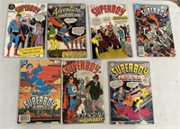 Lot Of 7 Vintage Superboy Comics
