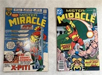 Lot Of 2 Vintage Mister Miracle Comics