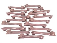 EPP Co. Pink Ceramic Stretching Cat S&P Shakers