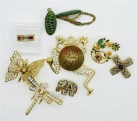 Vintage Brooches, Ring & More