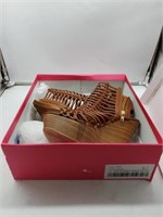 Just fab size 10 brown heels