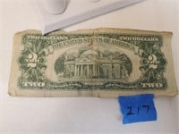 1963 Red Seal $2 Bill