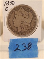 1896 Morgan Silver Dollar