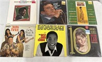 Lot Of 6 Oldies Vinyl Records Johnny Cash