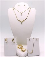Fashion Gemstone Necklaces, Ring & Earrings