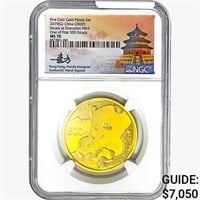 2019(G) 1.05oz. Gold China Panda 500 Yuan NGC