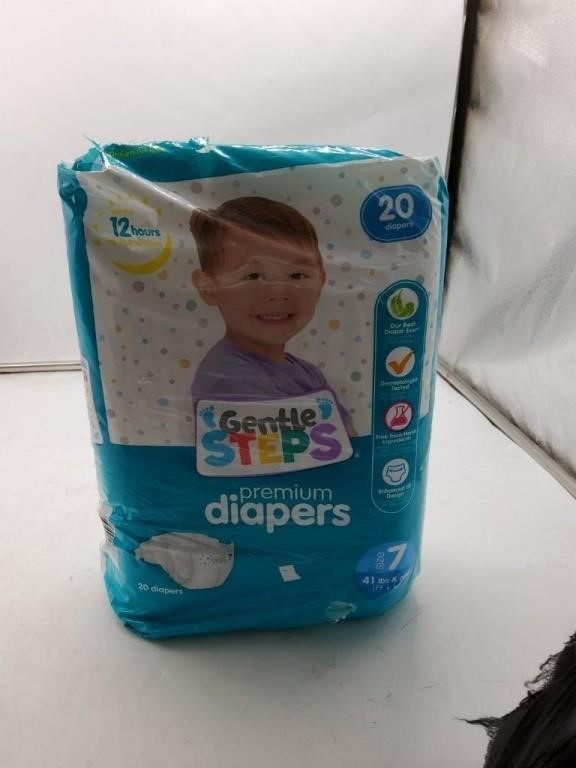 Gentle steps size 7 diapers
