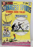 Vintage 1970 Dc Strangest Sports Stories No.9
