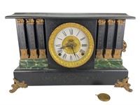 Antique Ingraham 8 Day Gong Mantle Clock