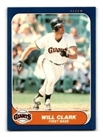 1986 Fleer Update Will Clark Rookie #U-25