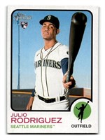 2022 Topps Heritage Julio Rodriguez Rookie #700