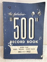1954 Fabulous 500 Racing Record Book