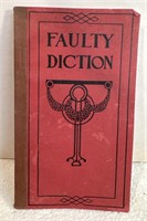 1915 Faulty Diction Book