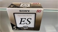 Sony ES 80 Mini Disc 5 Pack SEALED