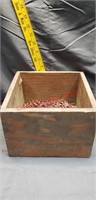 Small Wooden Box Of Nails