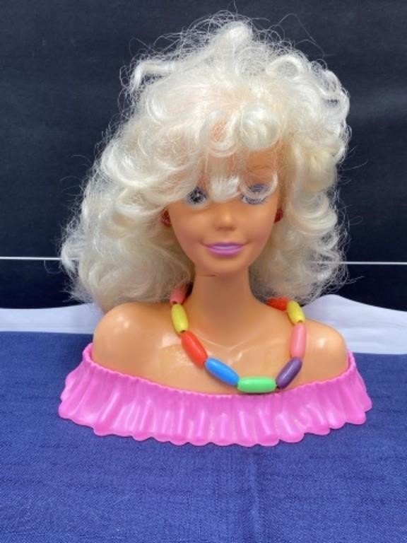 Barbie hair dressing head toy