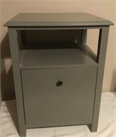 17"x15"x24" Grey Office Single Drawer Stand