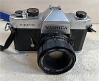 Yashica Tl-electro Camera Untested W/strap