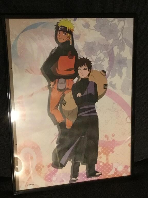 Framed Naruto Anime Art Print 12"x16"