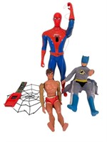 MEGO Batman, Rimco Spider-Man & Big Jim Toys