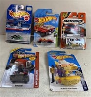 Lot Of 5 Brand New Hot Wheels/matchbox Cars