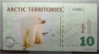 Arctic territories $10 banknote