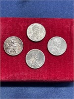 1943 war time steel pennies coin lot