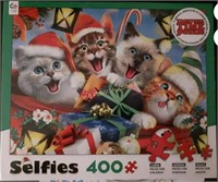 Ceaco 400 pc. Together Time Selfies Holiday Cats