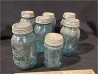 7 mason jars