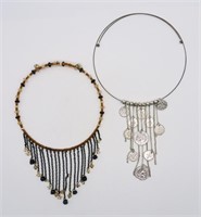 Two Memory Wire Necklaces