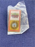Pokemon League Kanto Gym Badge Pin Vintage sealed