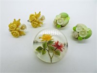 Vintage Floral Jewelry