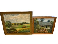 2 Framed Paintings