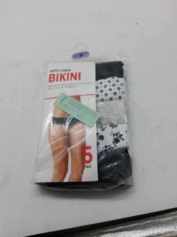 Bikini size 9 pack of 5