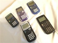 Ti-83 ,84 Plus &  86 Graphing Calculators Lot