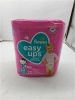 Pampers easy ups 3T-4T diapers