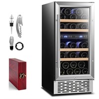 VINERIE Elegant 15 Inch Wine Cooler Refrigerators