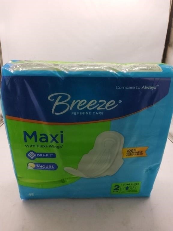 Breeze size 2 winged pads